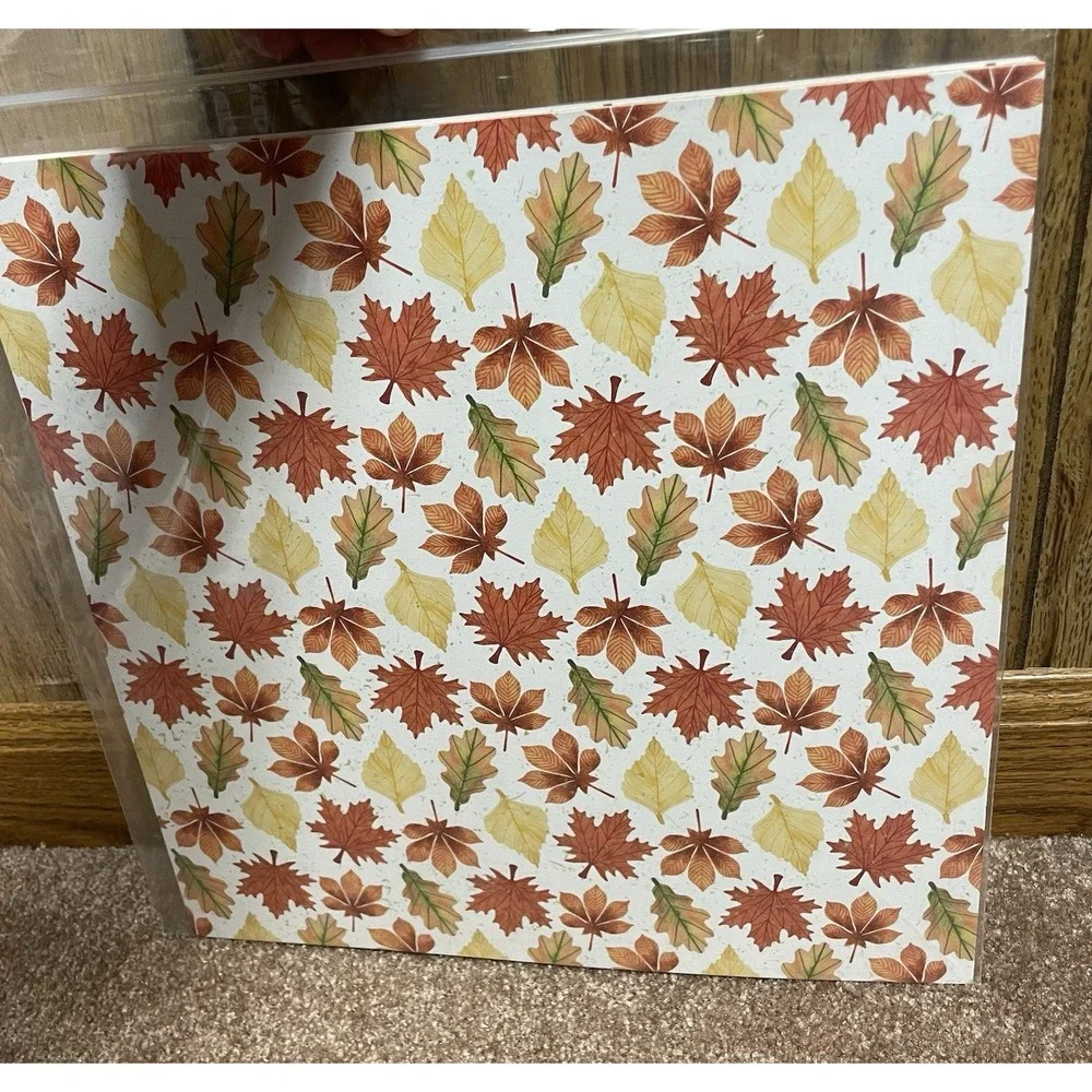 Creative Memories Autumn Cottage Designer Paper Pack 12x12 Double Sided‎ 12 Pgs